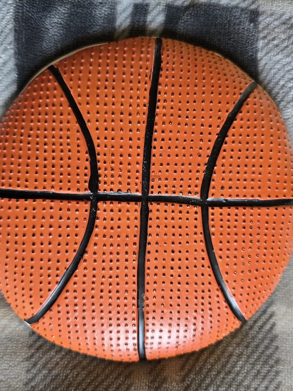 Orange Basketball-Themed Home Accent Tray